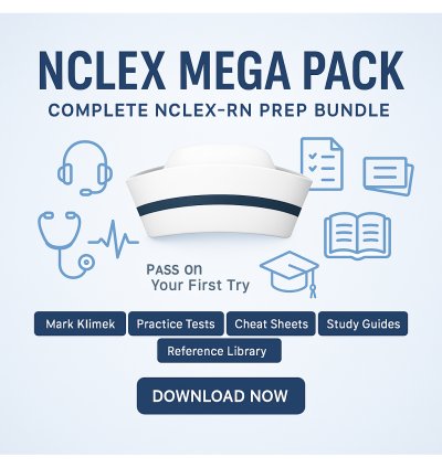NCLEX Mega Pack – Complete NCLEX-RN Prep Bundle with Mark Klimek, Practice Tests, Study Guides & More