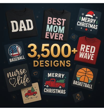 15,000+ Editable T-Shirt Designs Mega Bundle – AI Files, Fonts, Commercial Use